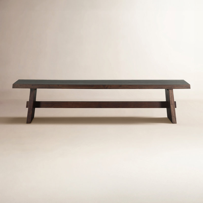 Acadia 79" Bench In Coffee Bean, Brown
