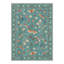 Tapis bleu lavable à la machine Vintage Butterfly-2021596858
