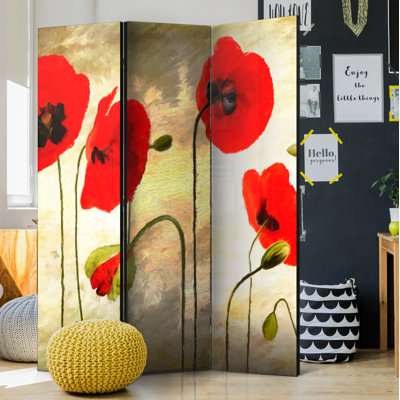 Orth 172cm H Solid Wood Folding Room Divider
