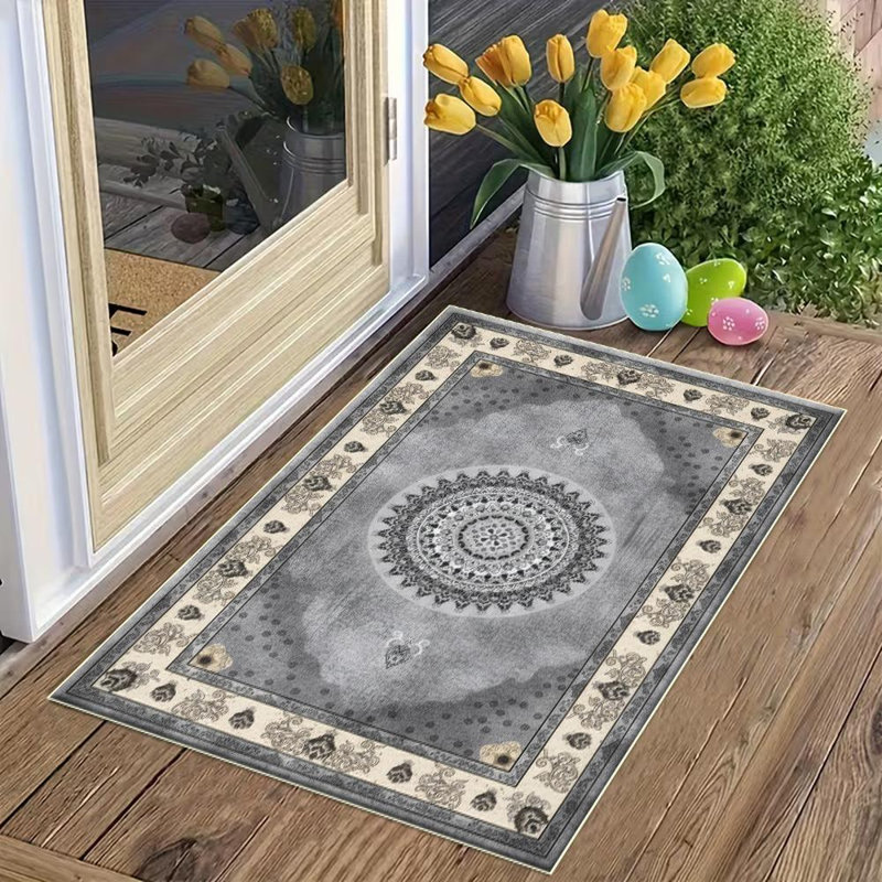 Moroccan Pattern Area Rug, Soft And Lightweight, Suitable For All Seasons, Easy To Maintain And Easy To Clean, Machine Washable Carpet Floor Mat, Suitable For Living Room, Bedroom, Hallway, Balcony, Office, Room Decor, Home Decor, Outdoor Decor