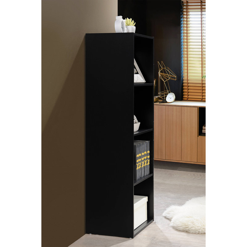 Bessan Bookcase, (3 Shelves) 32" H x 12" W x 9" D, Blackwood
