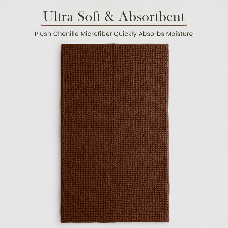 Taigen Non-Slip Indoor Door Mat, Brown, 40x60cm