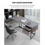 Modern Light Luxury Sintered Stone Tabletop Desk-1965935672