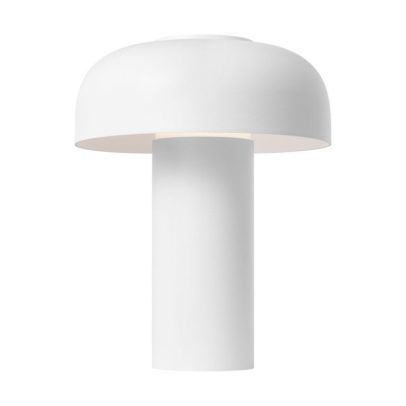 Louver 9 Rechargeable Table Lamp, white