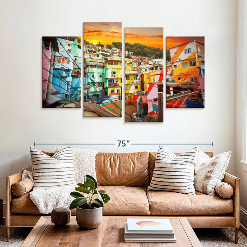 Nicci Rio De Janeiro Favela, 42" H x 68" W
