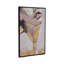 Portrait de feuille d'or encadré 32 x 48