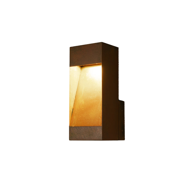 Konstsmide Rho Wall Light 10W LED Rust - Stylish Outdoor Lighting