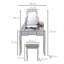 Glassell Dressing Table with Mirror-581323536