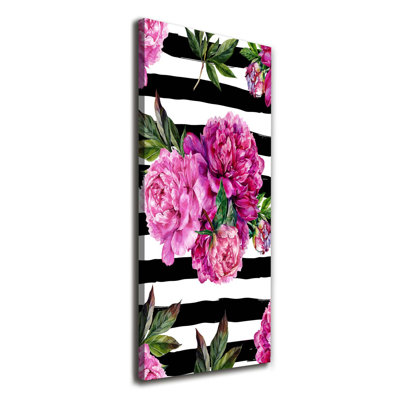 Peonies - Wrapped Canvas Print