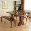 Table de salle à manger rectangulaire simple et légère Luxury-100631502