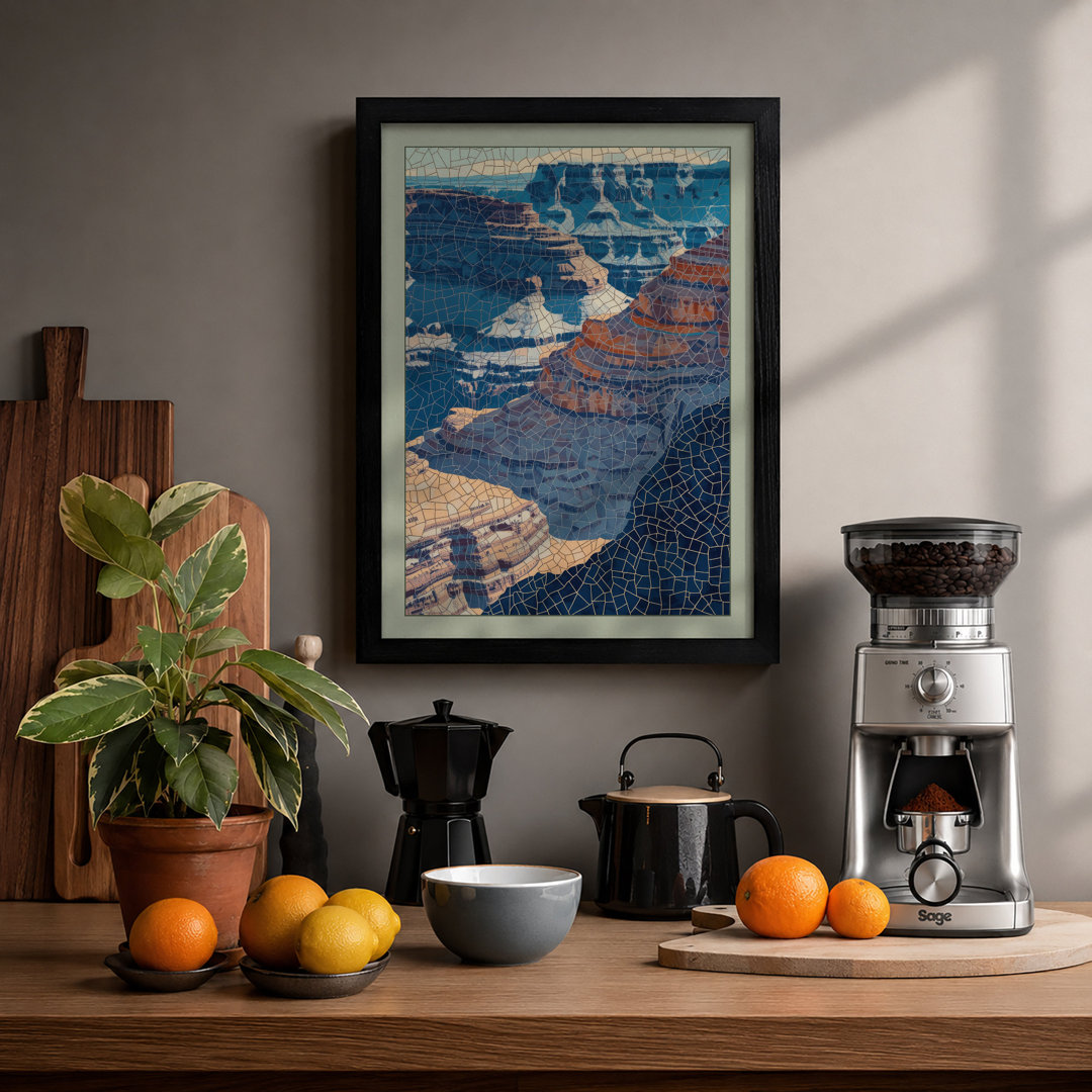 Grand Canyon at Scale Landscape - Framed Print