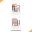 Chaise de rangement, fauteuil d'appoint Mid-Century moderne avec structure en bois-2051464184