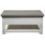 Table basse à 4 pieds avec rangement