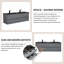 Meuble-lavabo double 59 po avec comptoir 59 po
