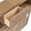 Lit escamotable simple avec station de charge et tiroir, couleur bois