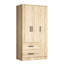 Garde-robe 3 portes, 2 tiroirs, 1 serrure Ke Wilson - 36 W-1252251179