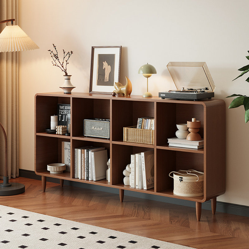 Simple and Retro Brown Display Cabinet