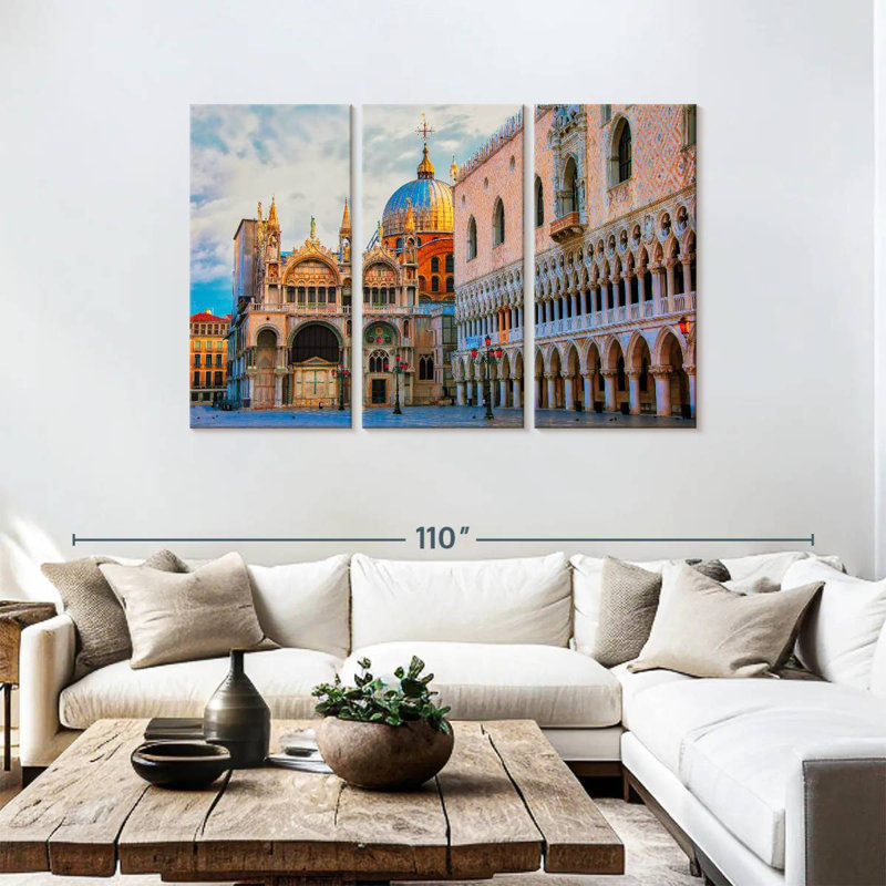 Sebbie Saint Mark's Square, 48" H x 74" W