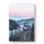 Pink Sky Over The Mountains In Italy - Wrapped Canvas Print-56666390