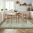 Modern Bordered Washable Area Rugs for Living Room Bedroom, Stain Resistant & Non Shedding Cozy Soft Low Pile Carpet-1235983800-1235983799