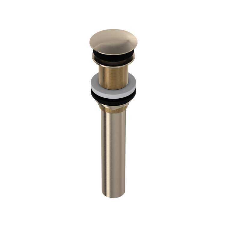 Push Drain Without Overflow