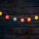 Rewis Electric String Lights with 10 Nylon Lanterns