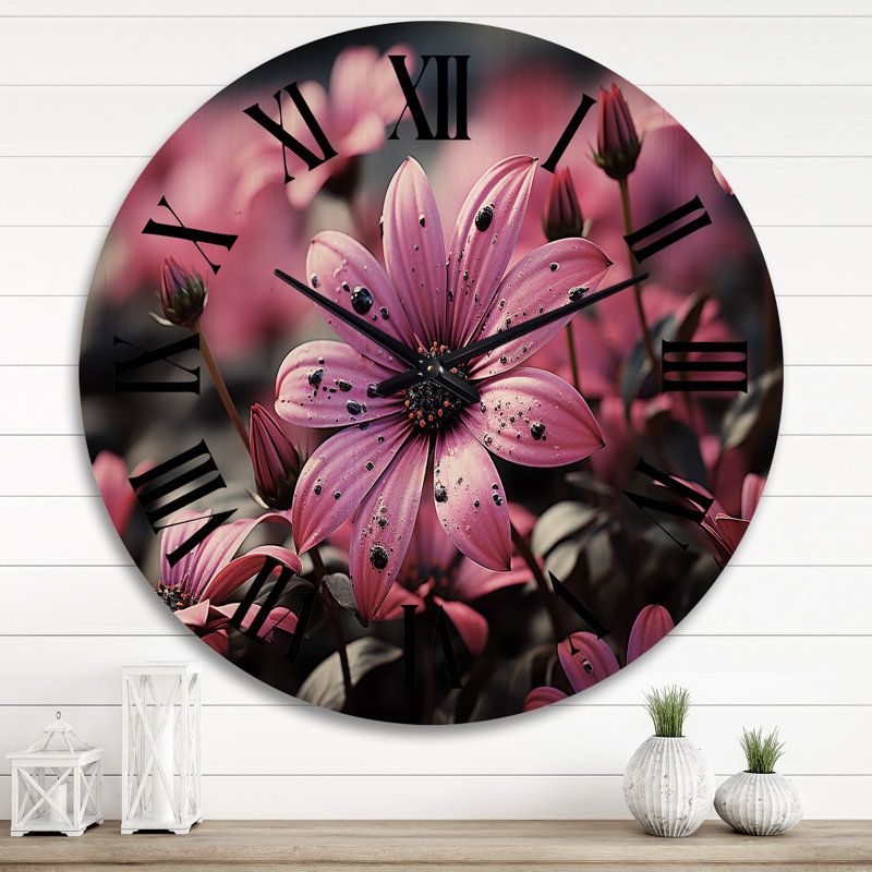 Horloge murale surdimensionnée en bois, Très grand