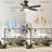 52'' Ceiling Fan with LED Lights-622809623
