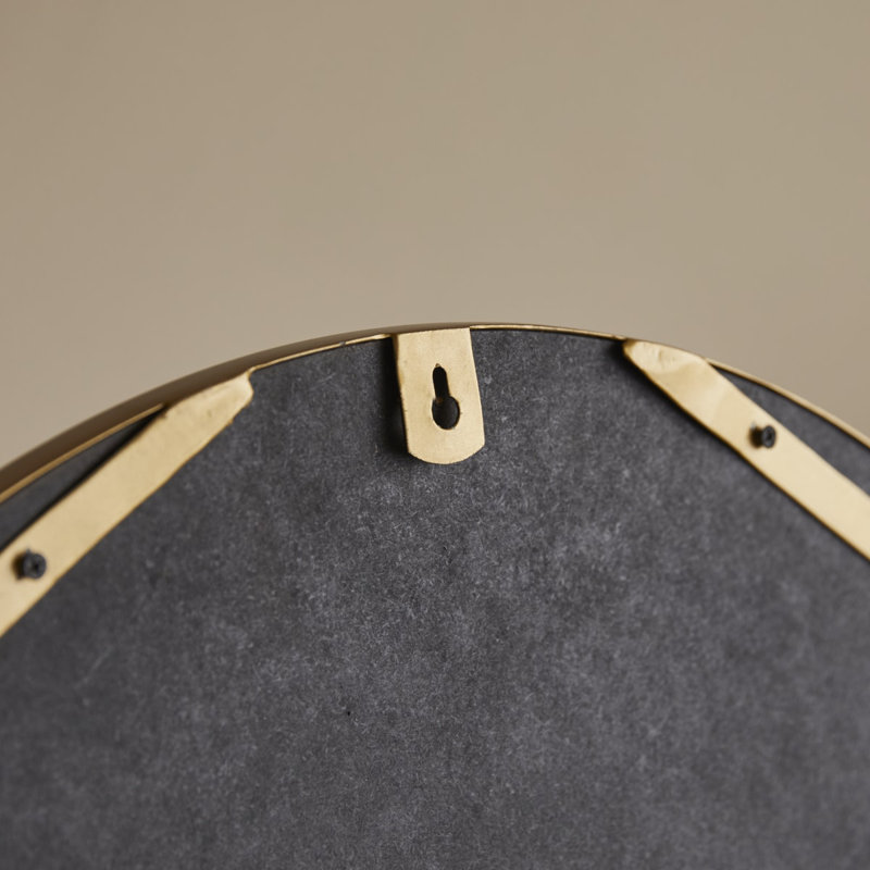 Andrea Round Metal Mirror