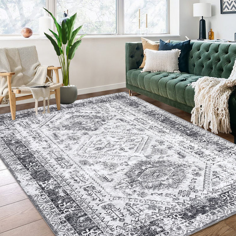 Tapis Tywanda avec envers antidérapant, Rectangle 5 pi x 7 pi