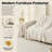 Pet-Friendly Waterproof Couch Cover with Tassel, Beige 71"x 150"-488170723-488170724