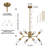 8-light Modern Sputnik Chandelier