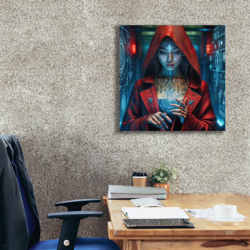  «Calling Home 4» par Rey Klimt, art mural sur toile, 26 po x 26 po, H 26 po x l 26 po