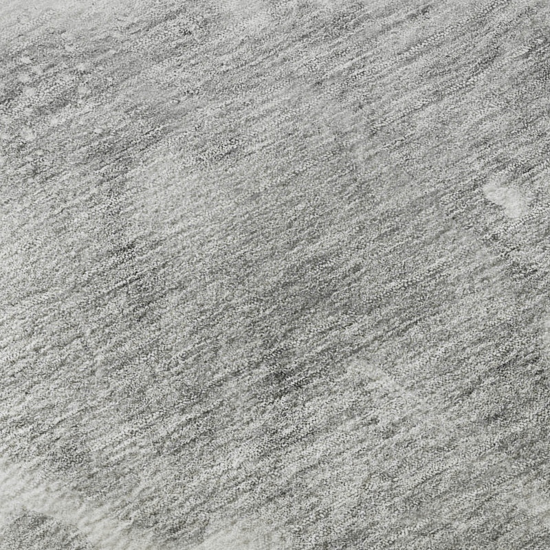 Premium Machine Washable Prisco Gray Rug, Rectangle 8' x 10'