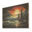Phare sur mer orageuse IV - Phares sur bois-1040347687