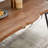 S Shape Irregular Dining Table With Metal Legs
