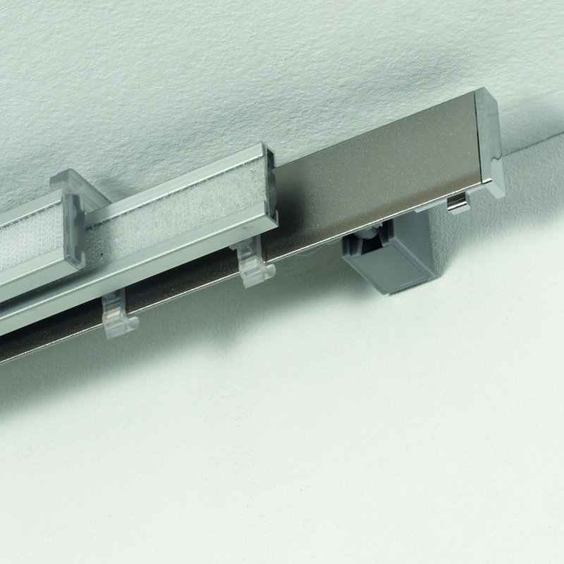 Hegarty 60cm Curtain Track/Rail, 4cm H x 60cm W x 5cm D