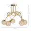 Carbonville 5 - Light Chandelier Pendant-907563606