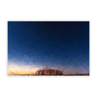 Uluru Ayers Rock in Australia - Frameless Print