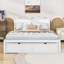 Lit plateforme double à 2 tiroirs avec rangement sous le lit-955794410