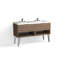 Modo 60" W Freestanding Double Bathroom Vanity with Dawson Leg-824200136-824200159-856488670