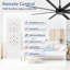 Ventilateur de plafond standard à 8 pales 65 pouces avec télécommande Ilette-1454062738-1432476560