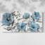 Cottage bleu - Toile tendue avec châssis - Prêt à accrocher-504821742
