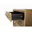 Table de chevet 3 tiroirs avec finition USB au lait