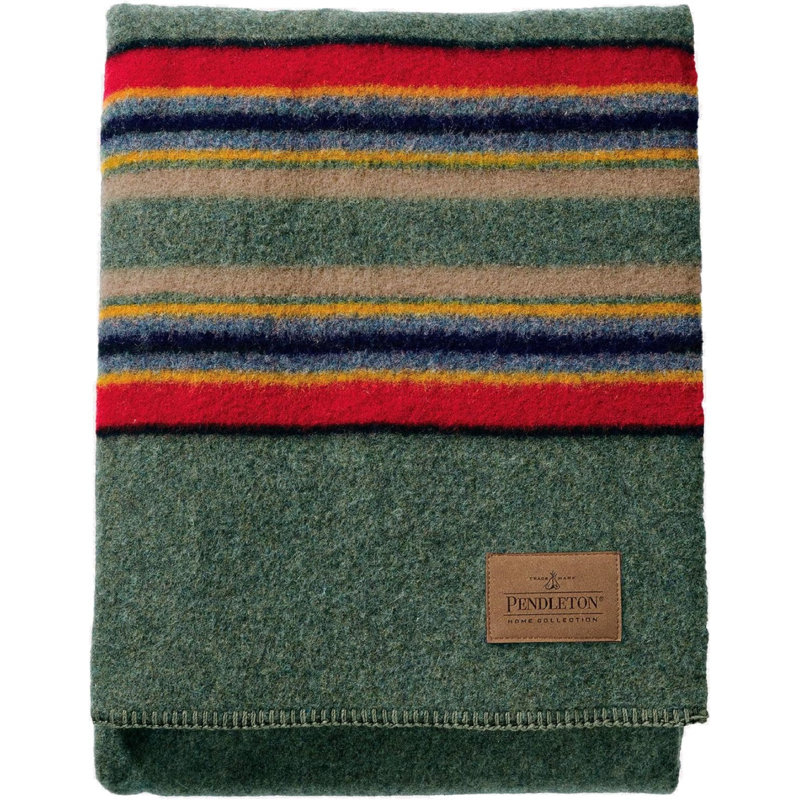 Pendleton Yakima Camp Green Heather Twin, Twin