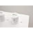 Wall Mounted Waterfall Rain Shower System With 3 Body Sprays & Handheld Shower-126529194