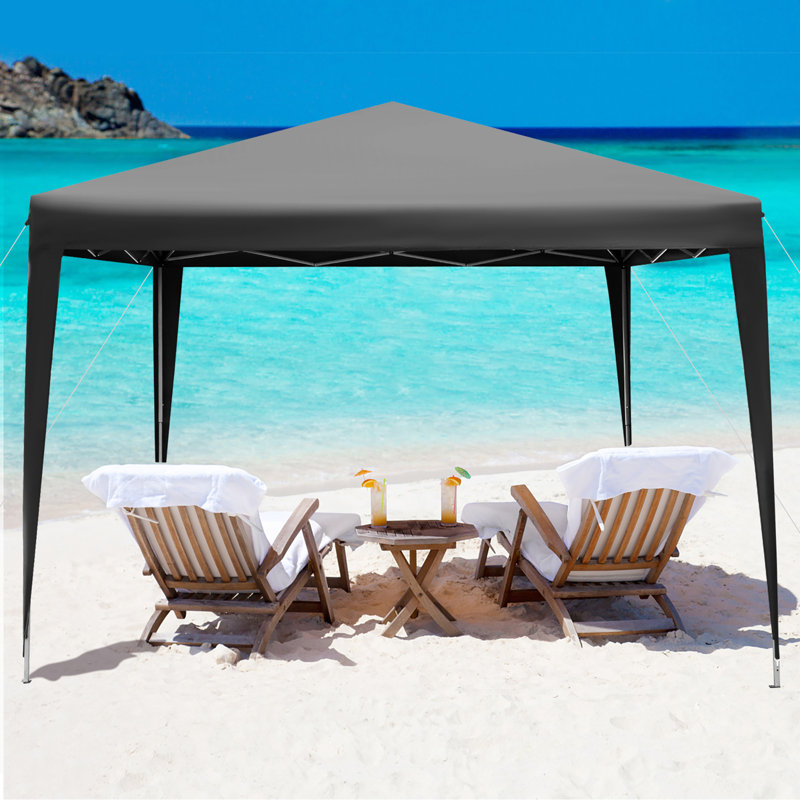 100.8'' W x 120'' D Metal Canopy, Gray