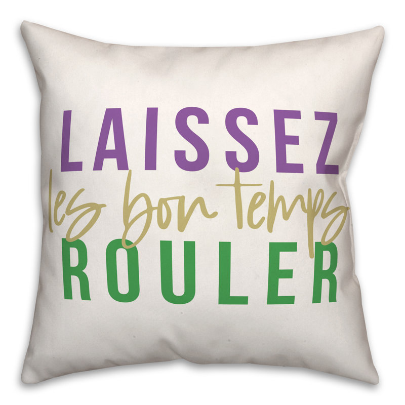Coussin Laissez Les Bon Temps Rouler