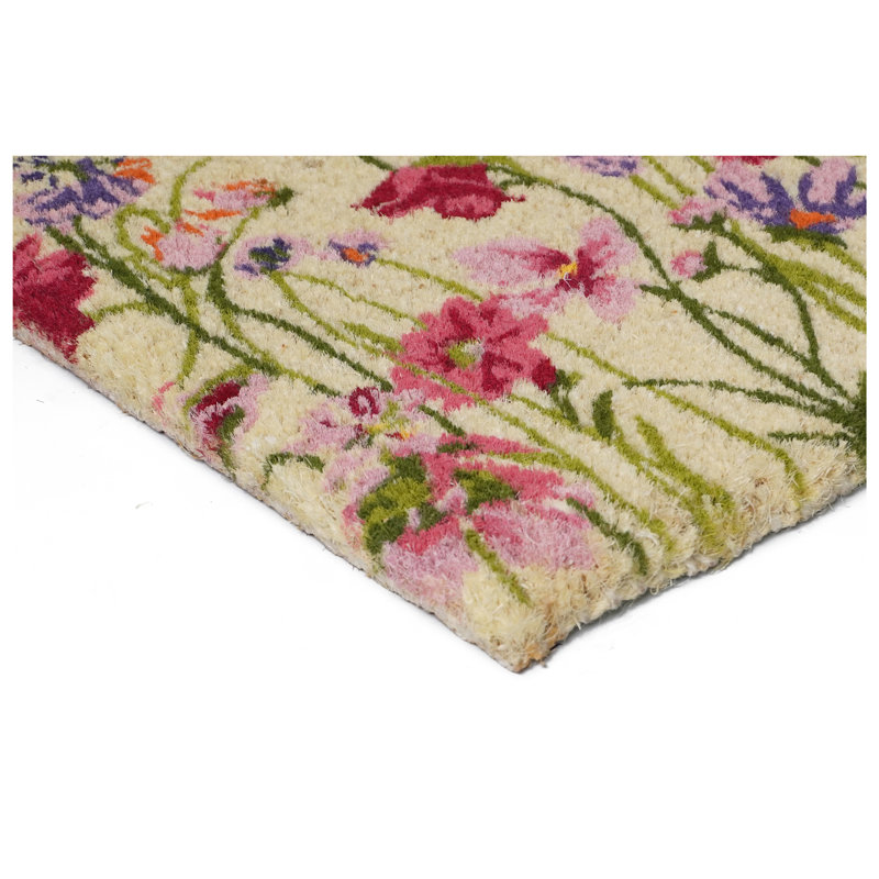 Paillasson Blooming Garden (ensemble de 2), L 18 po x L 40 po