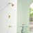 Tub And Shower Faucet With Rough-in Valve Hower Head And Handle Set-113520007